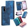 For Xiaomi Redmi Note 10S 4G,10 4G,POCO M5s Mandala Embossed PU Leather Flip Wallet Case Magnetic Closure Cover
