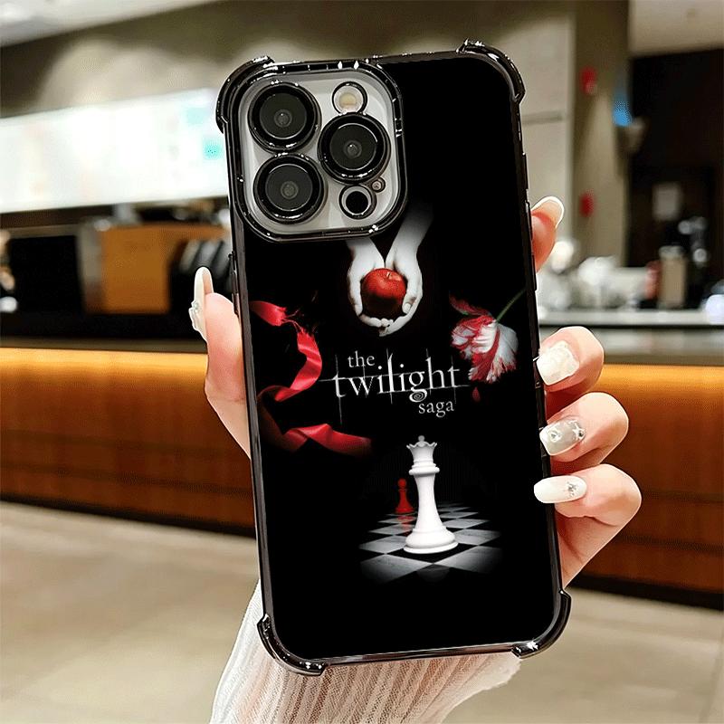 Twilight Saga Edward Soft Phone Case For iPhone 15 16 17 Air 14 Pro Max 16E Plus 13 12 Mini Plating Anti-Fall Fundas