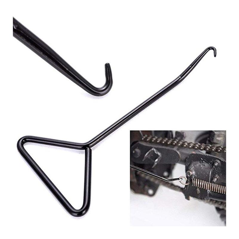 [Q]Motorcycle Stainless Steel Exhaust Stand Spring Hook Puller Tool Motocross Dirt Bike Motorcycle Accessories Repair Tools