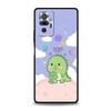 Funny Cute Cartoon Dinosaur Phone Case Cover for Redmi 14C 10C Note 14 13 12 10 11 7 8T K40 K50 Gaming Pro Plus 5G Soft Shell