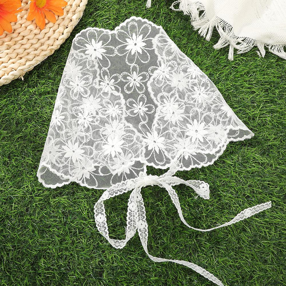 

Сетчатый кружевной шарф для волос, повязки на голову для женщин, французский стиль, повязка для волос, тюрбан, бандана, головной убор, модные аксессуары для волос