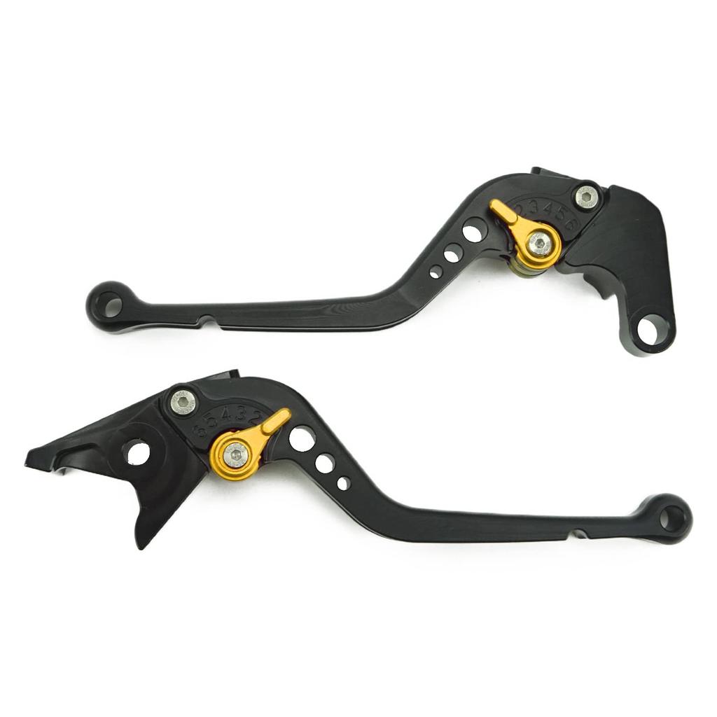 H59 Black (Gold) Honda Brake Clutch Levers 6 Levels Adjustment Fit CB650R CBR650R NC750X NC750S CB650F CBR650F Etc