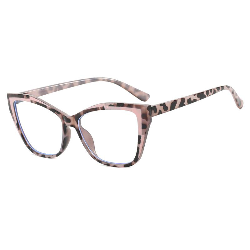 

Стильная оправа Cat-Eye с подбором цвета, плоская TR90, линзы с изменением цвета для чтения, женские, защита от синего света, линзы по рецепту для дальнозоркости, Очки 2