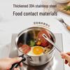 Supor 16cm Small Red Circle 304 Stainless Steel Milk/Noodle Pot