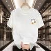 Trendy Brand Short-Sleeved Pure Cotton Men'S Printed T-Shirt Trendy Men'S And Women'S Versatile Round Neck T-Shirt Men'S