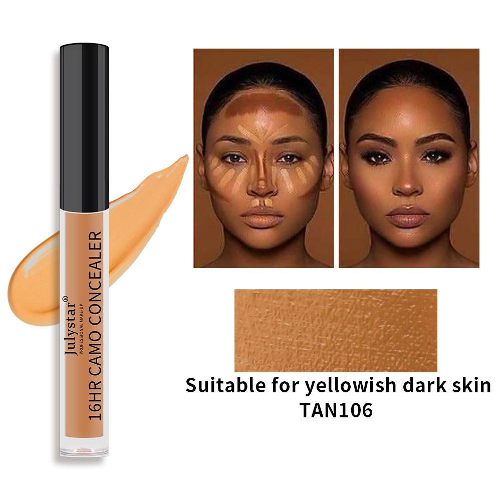 Julystar Waterproof and Sweat-proof Concealer Lasting Concealer Acne Mark Concealer Concealer To Cover Dark Circles
