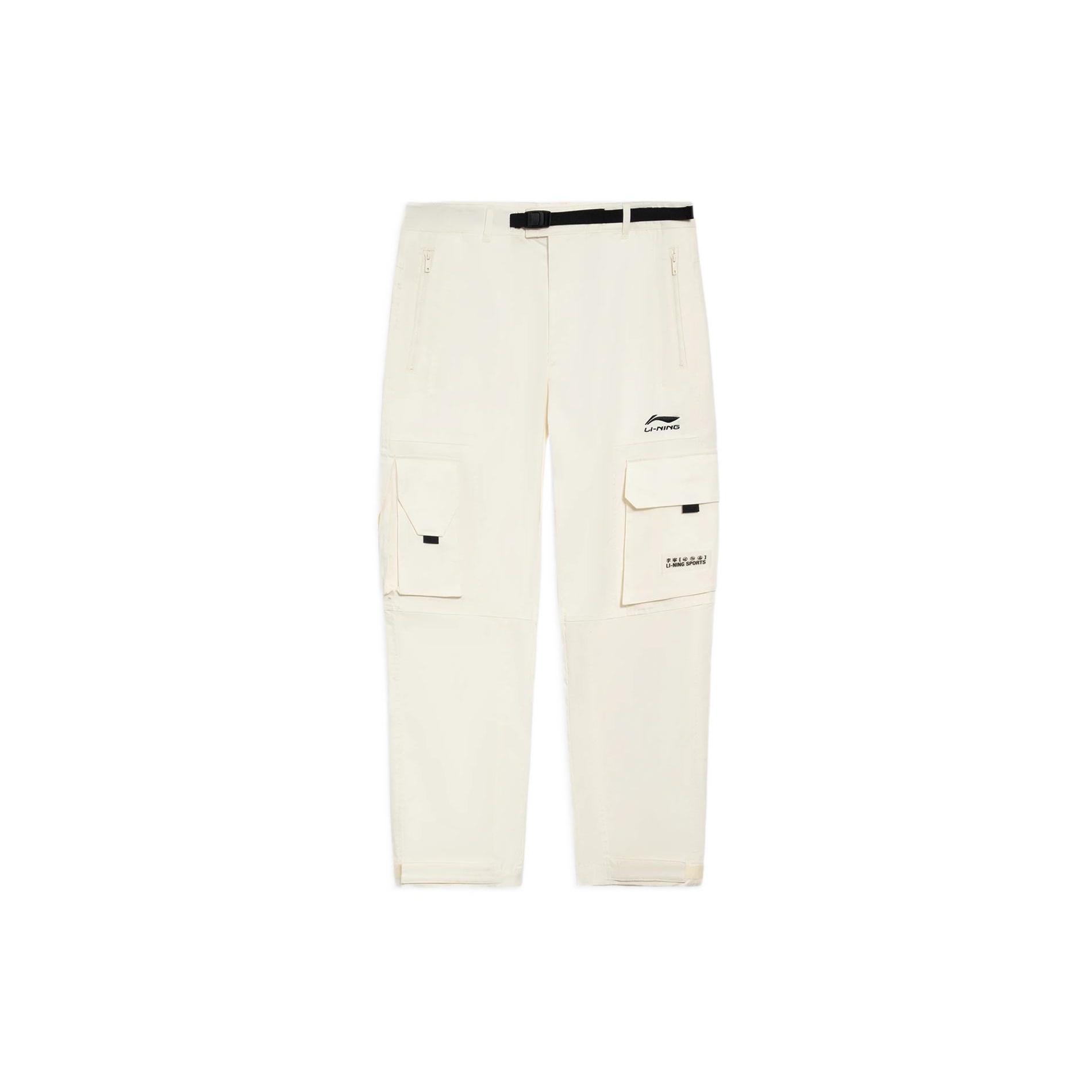 Li-Ning Logo Printed Cargo Pants White Men s AKXS121-3 XXL