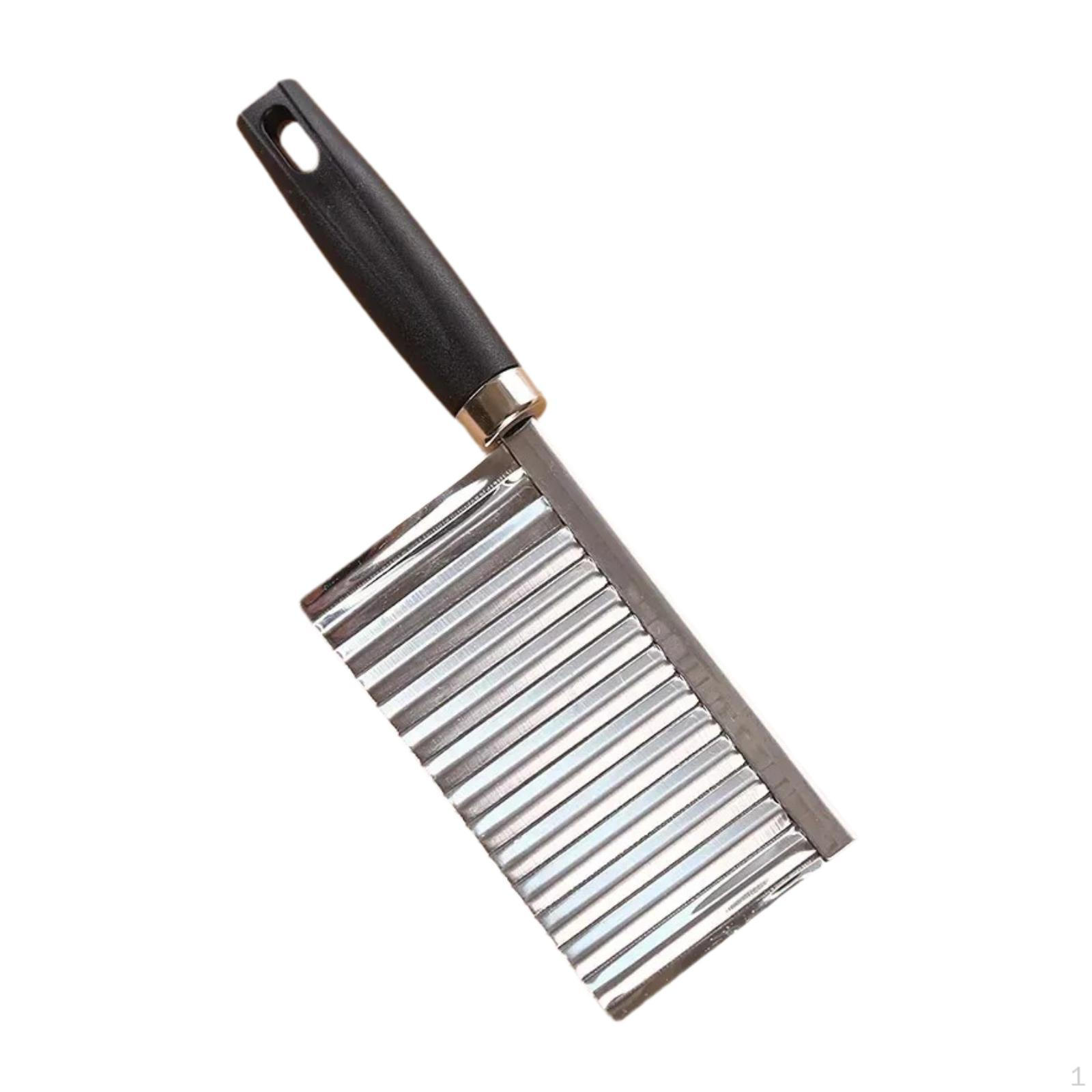 Crinkle Chopper French Fry Slicer Carrot Chipper Vegetable Cutter Wavy for Potatoes