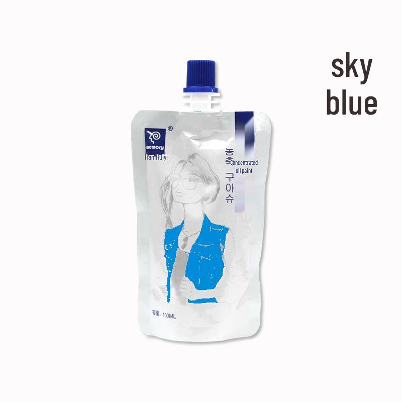 Portable 100ML Memory Gouache Paint with Refill - Ideal for Art Exams and Student Training
