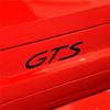 2PCS Styling de Voiture Badge Emblème de Carrosserie GTS Autocollant Pour Cayenne Cayman Panamera Macan 911 718 928 901 930