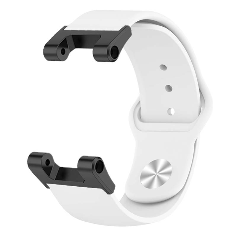 

For Huami Amazfit T-Rex/T-Rex Pro Armband Silicone Watch Strap with Alloy Buckle Fluorescent Green