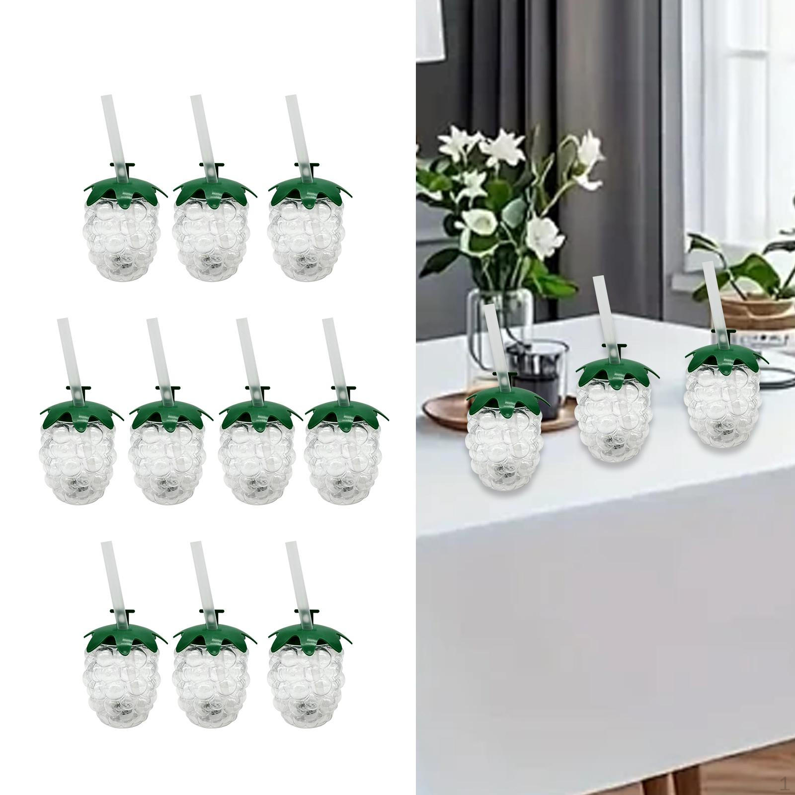 

10 шт. Фрукты Виноград Чашки Вечеринки Посиделки Милые Питьевые Портативные Transparent