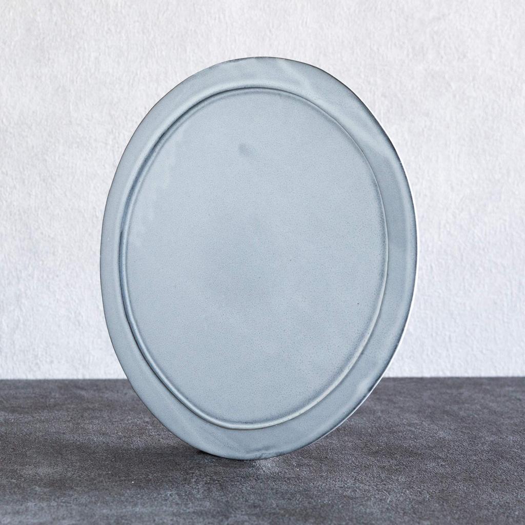 Prato Rikizo Beignet Branco Diâmetro 24 x Altura Feito no Japão 0,5cm R-892510