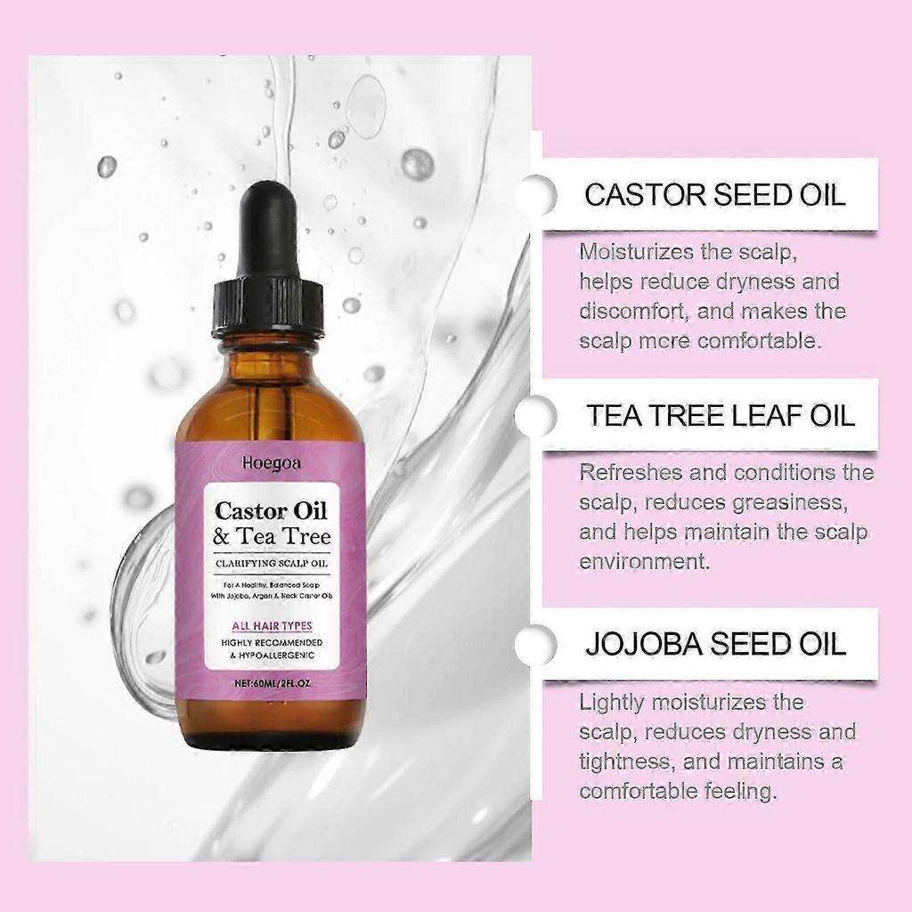 HOEGOA Scalp Care Essence Oil nourishes hair moisturizing locks water to improve hair quality and reduces oil and frizz
