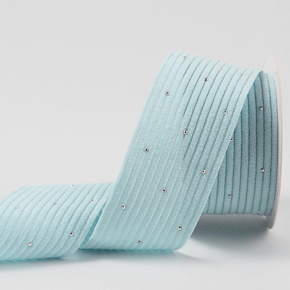 Handmade Crafts Cothing Materials DIY Gifts Packaging Ribbon New Sliver Dots Corduroy Ribbons