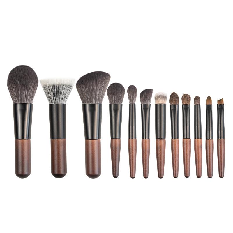 New 12 Mini Portable Makeup Brush Set