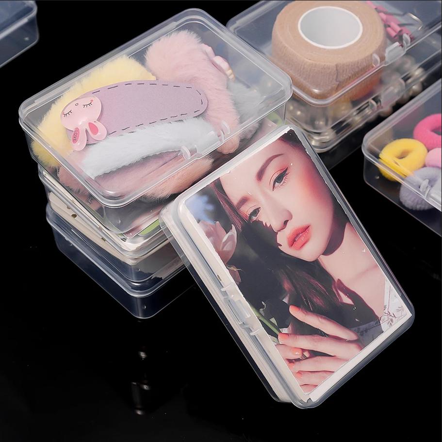 3/5/10PCS Transparent Plastic Storage Box Case for Playing Cards Container Organizer, Card Holder Box for Poker Board Games