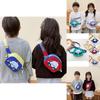 Stylish Kids Shoulder Bag With Cartoon Car Print Lightweight Versatile Design For Boys And Girls