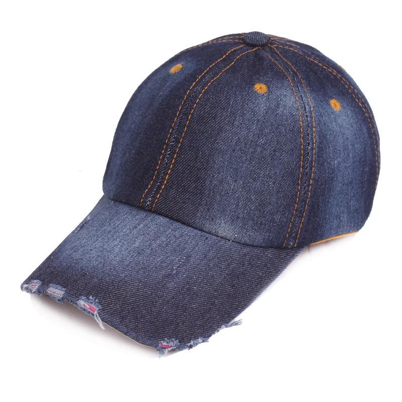Denim Baseball Cap Women's Sun Hat Men's Hat Peaked Cap Sun Visor Hat