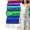 Tela Brillante de Lentejuelas 100x130cm Chip Flip de 5mm Funda de Almohada Material de Lentejuelas Reversible Escama de Pez Funda de Almohada Reversible Material de Lentejuelas Disfraz de Escenario Accesorios de Moda