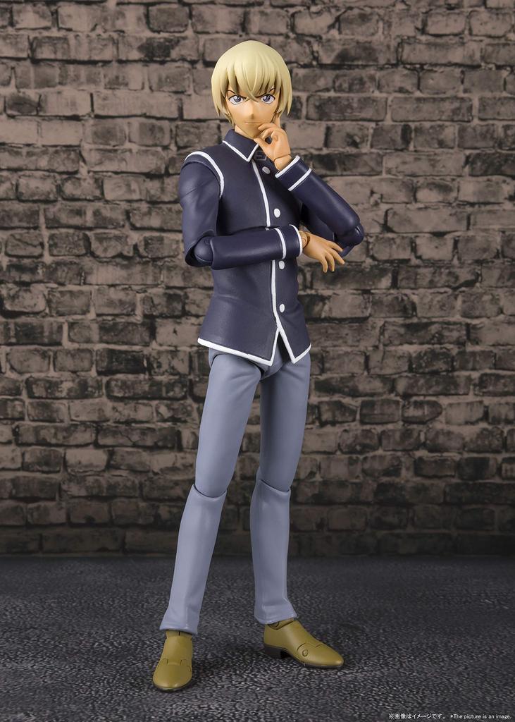 TAMASHII NATIONS Detective Conan Toru Approximately PVC Painted Action Figure S.H.Figuarts Amuro, 160mm,