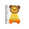 PP Cotton Bear Hood Duck Appease Doll Ornament Rabbit Hood Duck Stuffed Doll  Sofa Decor