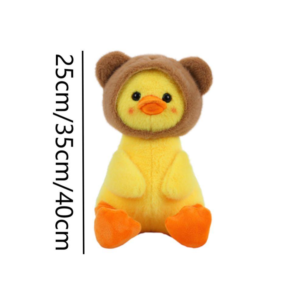 PP Cotton Bear Hood Duck Appease Doll Ornament Rabbit Hood Duck Stuffed Doll  Sofa Decor
