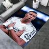 2025 Neuer Kylian Mbappé Teppich für Wohnzimmer Schlafzimmer Zuhause Sofadekoration, Kinder spielen Rutschfeste Fußmatte