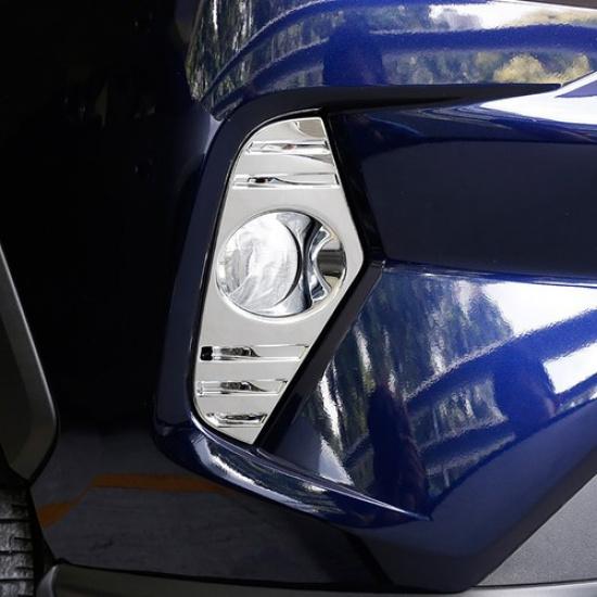 For Toyota Rav4 Rav 4 2019-2025 Carbon Fiber Foglight Front Light Lamp Cover