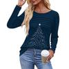 Women's T Shirt Tee Print Long Sleeve Daily Weekend Fashion Basic O Neck Regular Top
