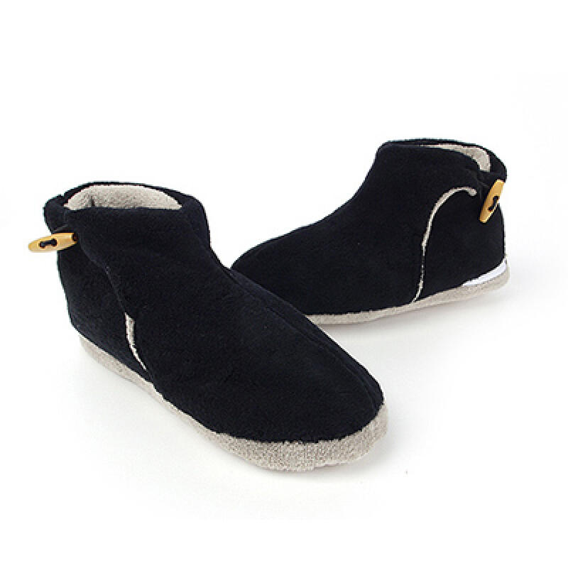 USB Heated Boots Foot Warmer black