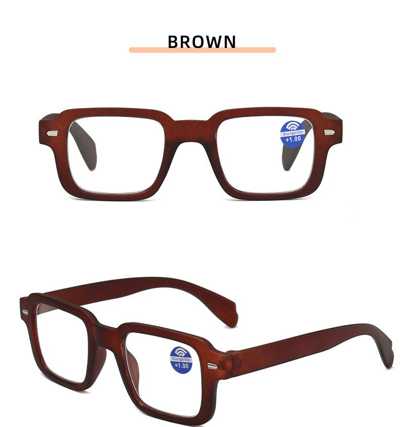 

Мужские квадратные очки для чтения, женские зеленые очки для чтения с защитой от синего света, очки для защиты глаз от пресбиопии +1,0 +1,5 до +4,0 +400