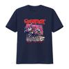 Gorefest Band Per Fan Maglietta Nera Cotone Tutte le Taglie Rise To Ruin Stampa Teschio Stile Rock vintage Lavata uomo Versatile