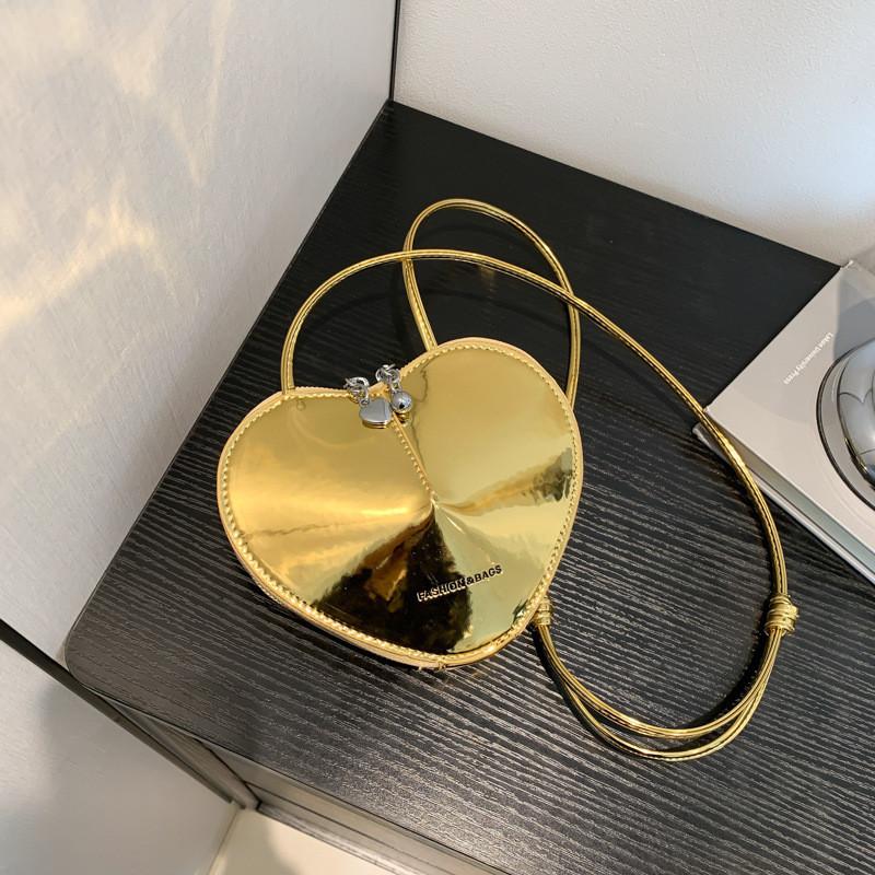 Adorable Heart-shaped Mini Bag 2024 Summer New Parent-child Shoulder Bag