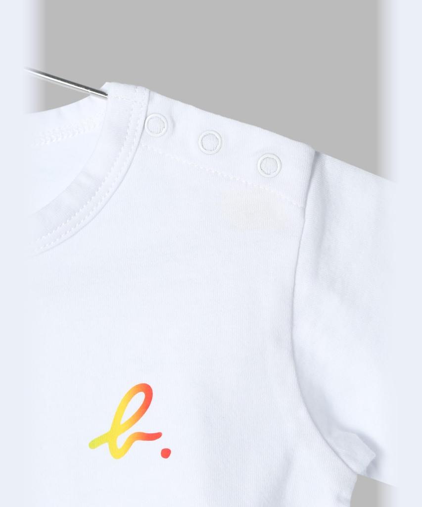 agnes Baby Short Sleeve Top SEN7 L TS year White b. 70-80cm (1 old)