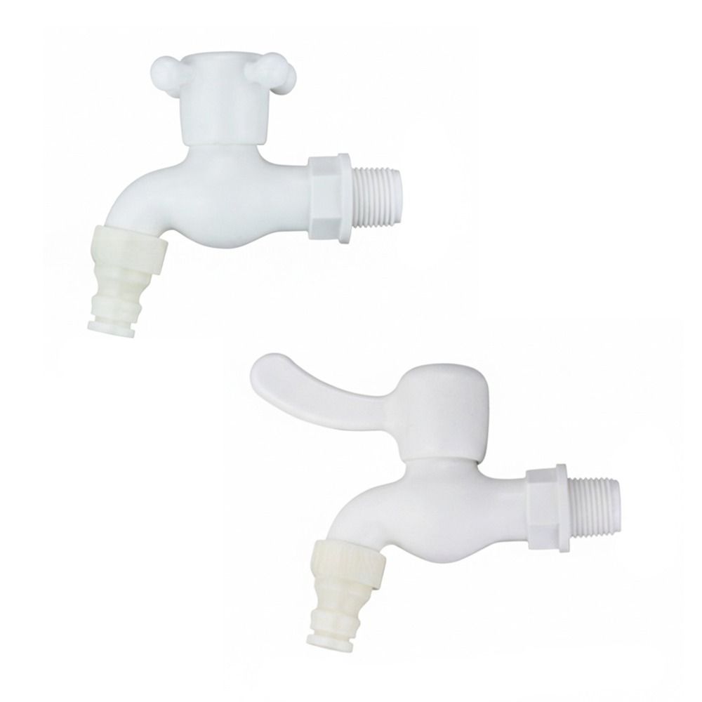 Leak-Proof Water Faucet 1/2" 3/4' Water Tap Durable Hose Connector Outdoor Balcony Use