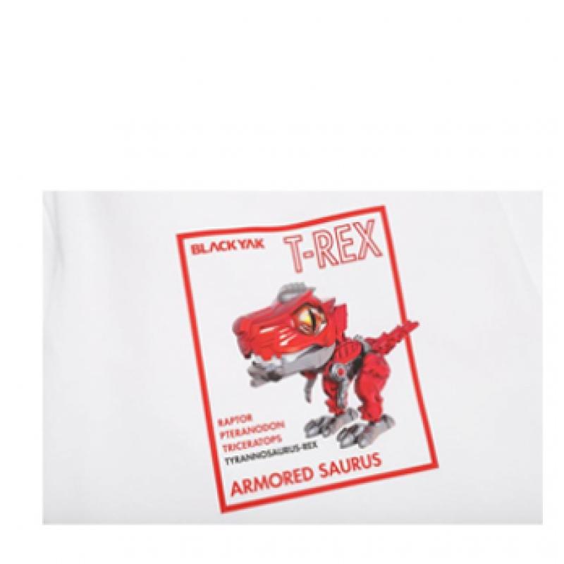Blackyak Kids Armored Dinosaur Armed PoT T shirT h1bkTsm2942 Wh