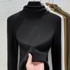 Pile collar bottoming shirt women's inner wear autumn and winter new slim-fitting high-neck warm and thin long-sleeved women's top