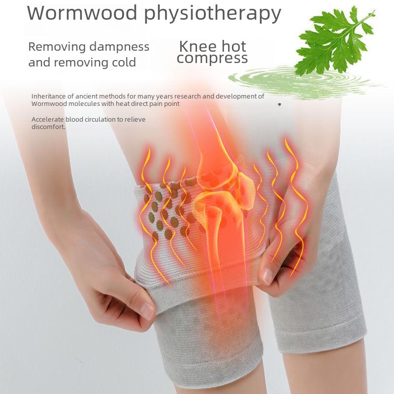 Genunchiere calde si reci cu pelin autoincalzit, jambiere unisex cu articulatii vopsite pentru protectie la frig toamna/iarna.