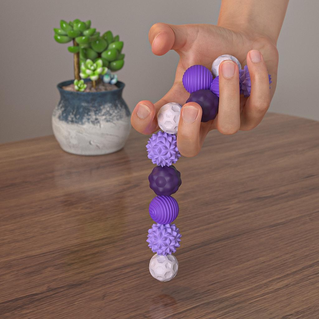 Fidget Magnetkugel, Schreibtisch Anti-Stress-Linderung Antistress Angst Sensorischer Magnetroller Fidget Spielzeug für Erwachsene Kinder Autismus ADHS Ruhig