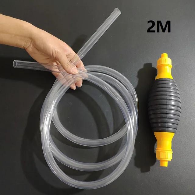 Portable Manual Fuel Pump Car Fuel Tank Oil Suction Pump Gasoline Diesel Liquid Manual Pump Siphon Type Gasoline Fuel Saver