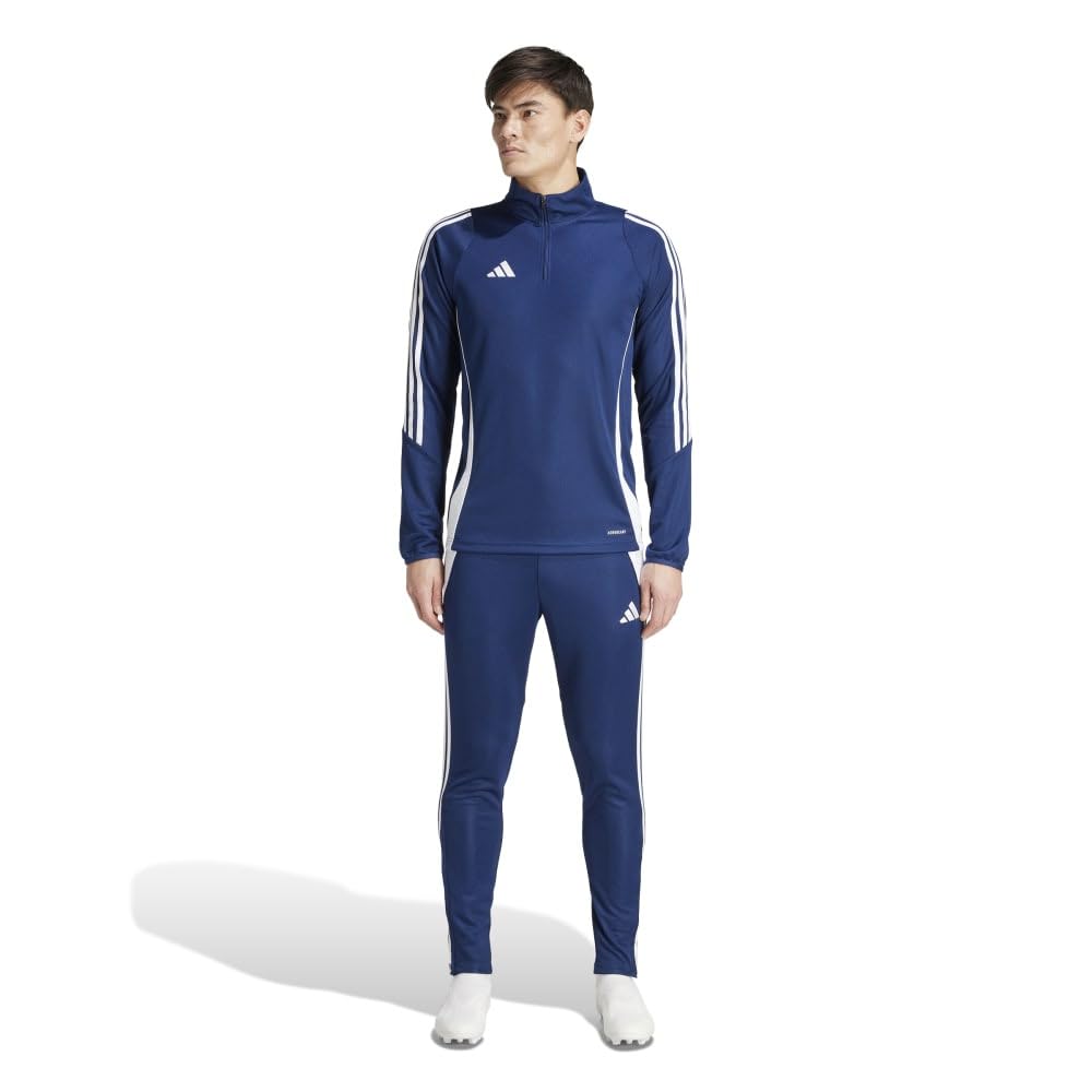 Jersey Bottoms Tiro 24 Training Pants KNS66 Long Pants Training Gym Casual Lifestyle Team Navy [Adidas] Men's Blue/White (IR9343) J/L