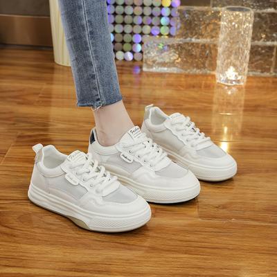 Little White Shoes Girls Versatile Spring and Autumn Flat Thick Soles 2025 Summer Popular New Orders Surge Casual Dad Sports Shoes