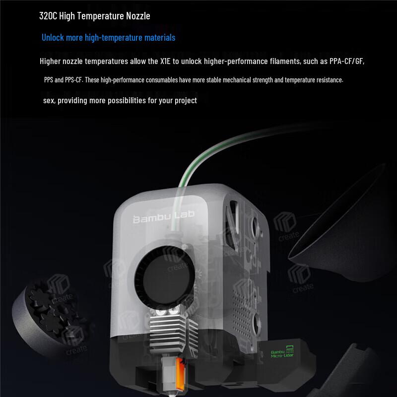 Bambu Lab X1E Combo 3D Printer