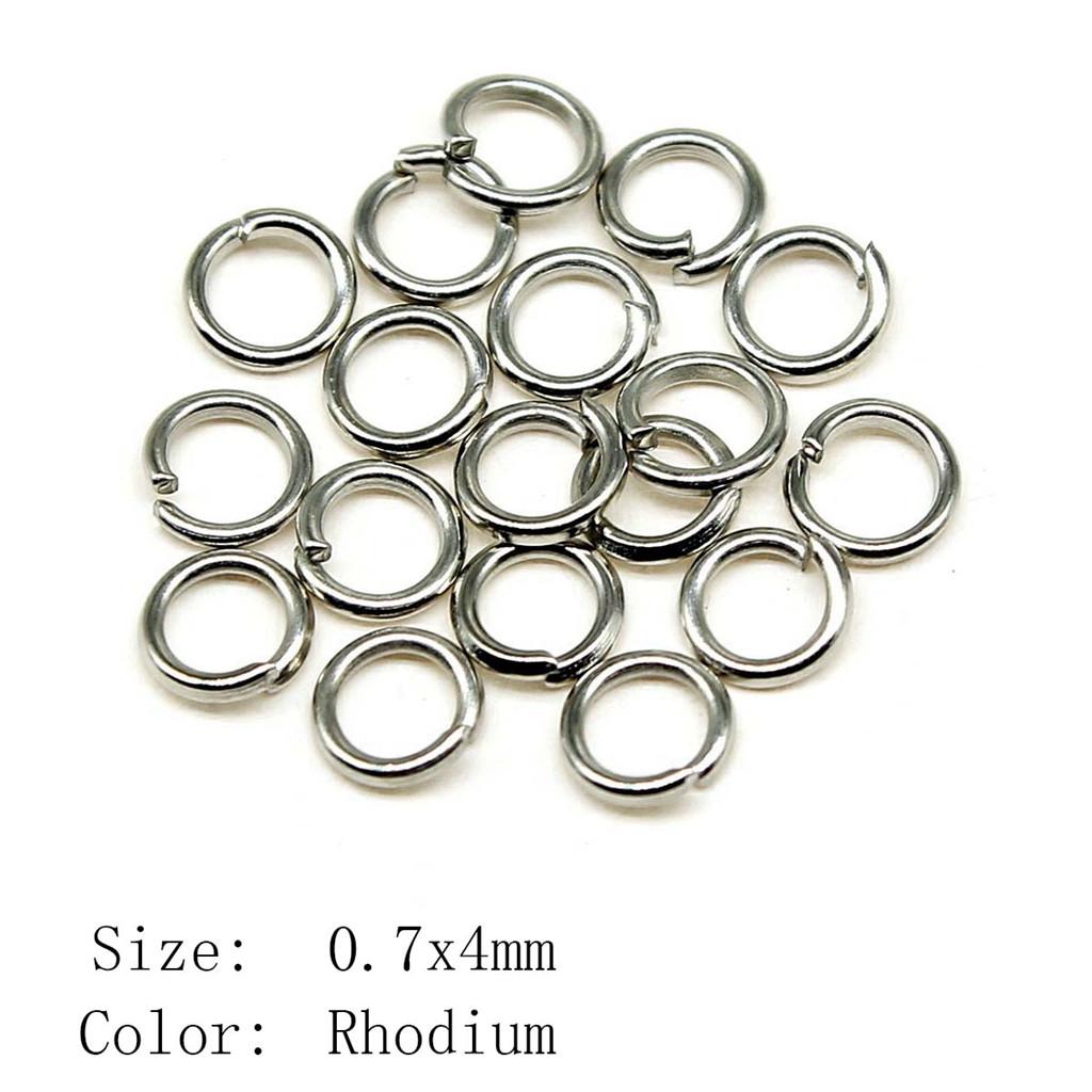 Father's Day Jewelry Materials Split Rings 5 Colors 9 Sizes Accessories Parts Women's Clothing Accessories For Women