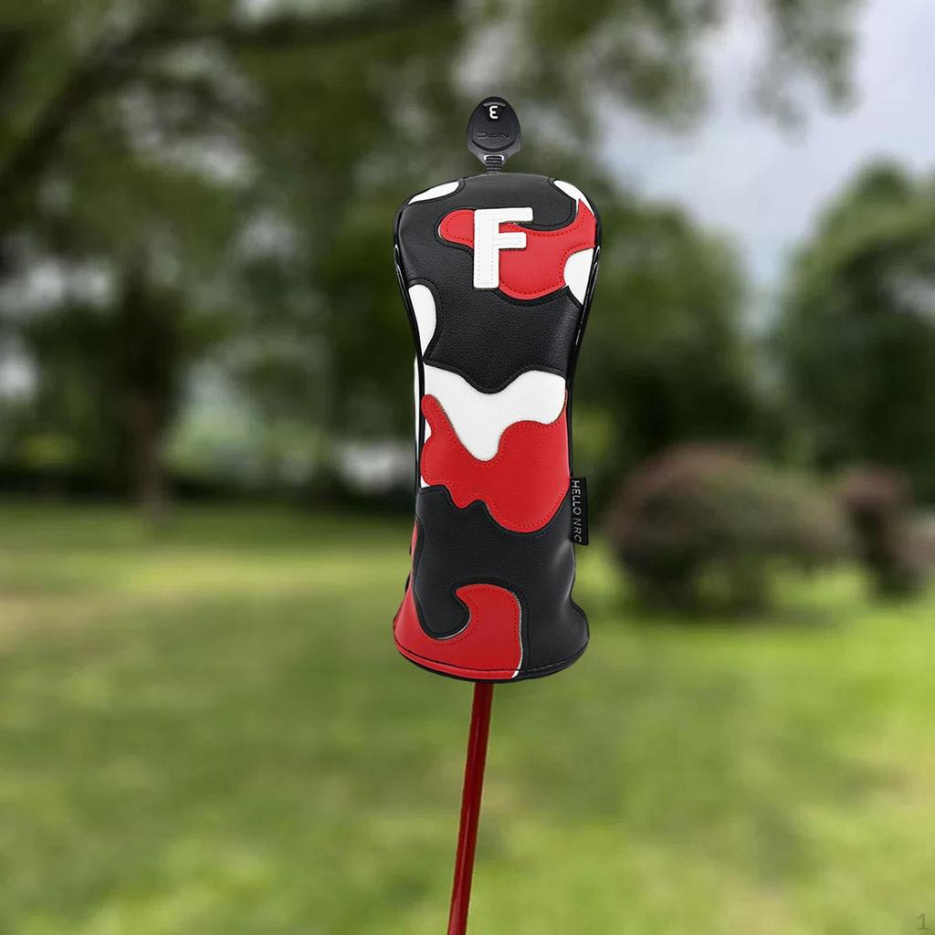Golf Club Head Cover Anti Scratch Wood Headcover,PU Leather,Fashion Portable
