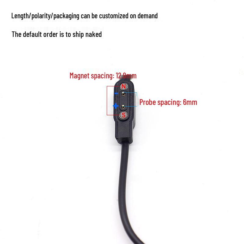 Smartwatch Charging Cable: 4P2P Pin, 2/4 Core, Magnetic Charger