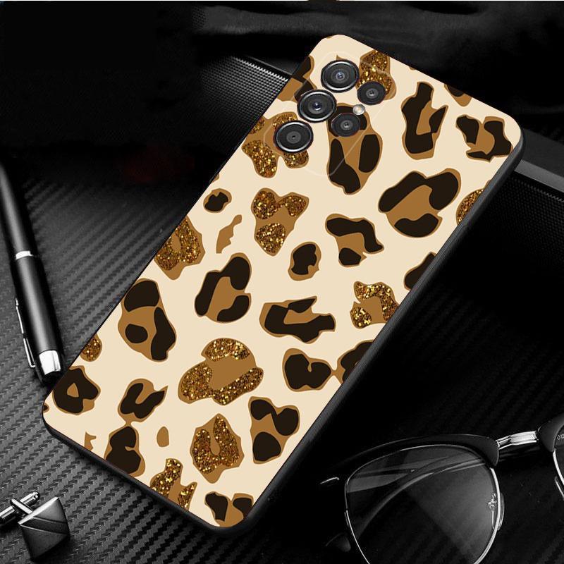 Phone Case for Samsung S26 S25 S24 S23 S22 Ultra S23 S22 S25 Plus S24 FE S26Edge Pink Leopard Print Case