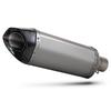 430 Titanium Alloy Exhaust Pipe Tail for Motorcycles & Scooters, Large Hexagonal 60MM.