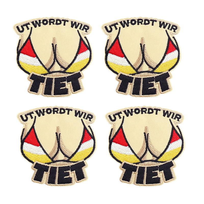 

10 шт./Лот Патч Карнавал Нидерланды Эмблема Нидерланды Этельдонк Полностью Вышитые Нашивки Пришивные Нашивки для Одежды Сделай сам